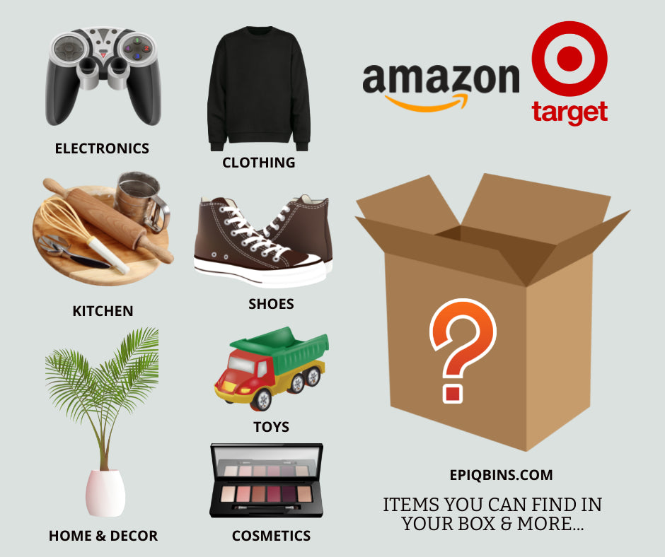 "LIMITED" TARGET & AMAZON OVERSTOCK WHOLESALE BOX
